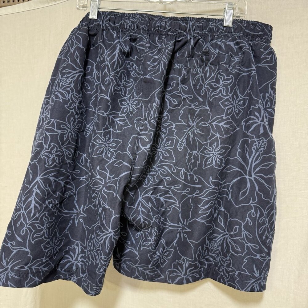 Croft & Barrow Mens Navy Blue Swim Trunks Shorts 2XL NWT Floral Mesh Lined Pocke - Picture 4 of 7